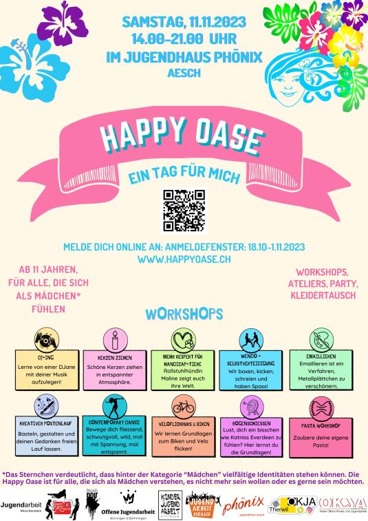 Aktionstag für Mädchen: Happy Oase im Jugendhaus
