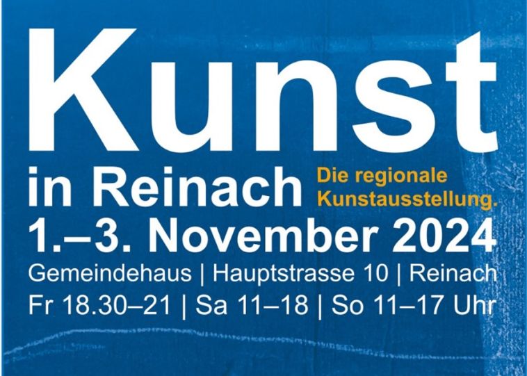 Alle zwei Jahre findet die regionale Kunstausstellung im Gemeindehaus statt. Der Eintritt ist frei. Foto: Gemeinde Reinach